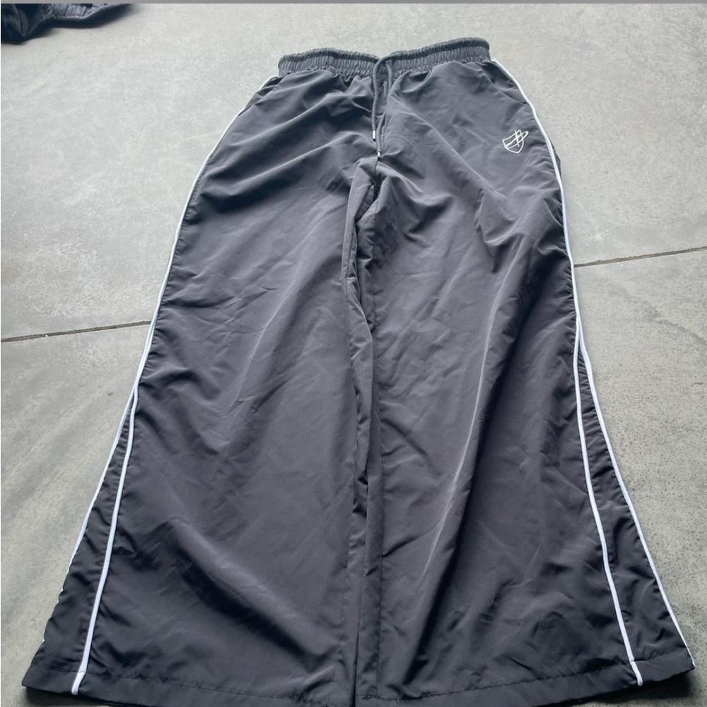 Wide leg track pants